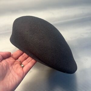 Vintage Black Wool Men's Hat